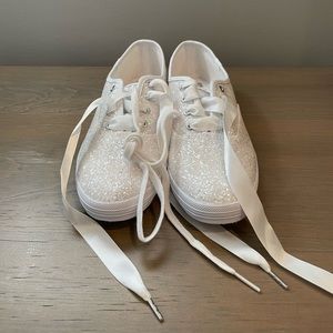 keds x kate spade new york champion glitter sneakers size 8